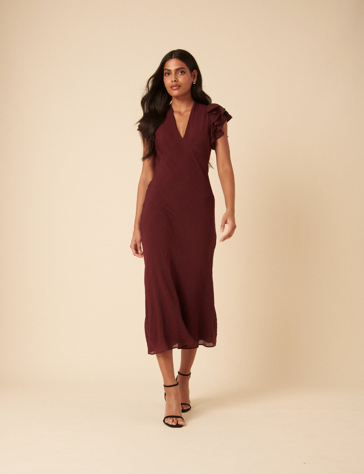 Burgundy Wedding Guest Dresses