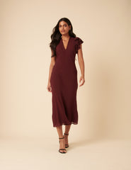 Burgundy Wedding Guest Dresses